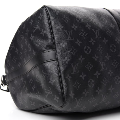 Louis Vuitton Monogram Eclipse Keepall Bandouliere 55 5 of 10