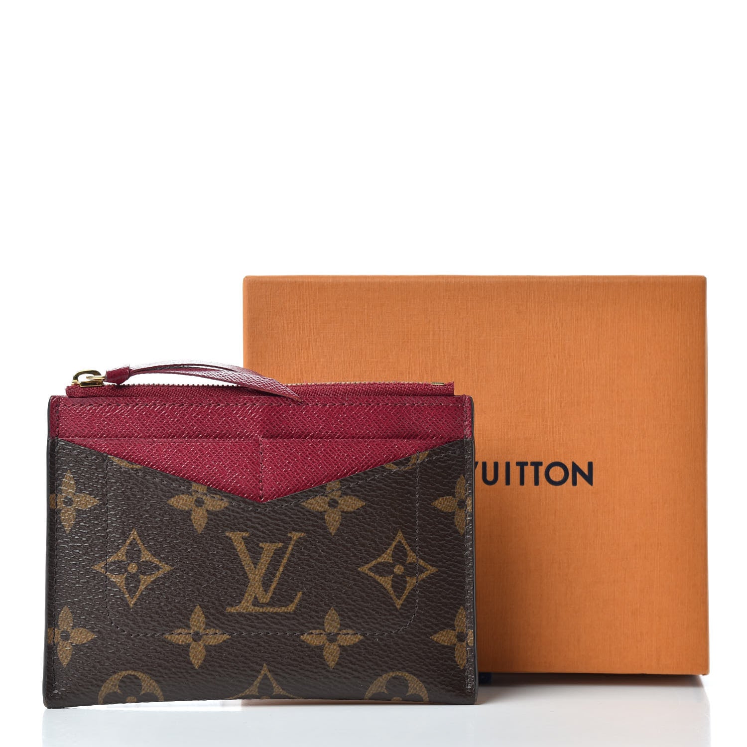 Louis Vuitton Monogram Zipped Card Holder Fuchsia 7 of 7