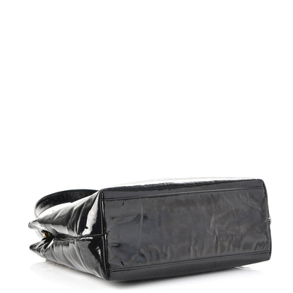 Chanel Patent CC Shoulder Bag Black 4 of 8