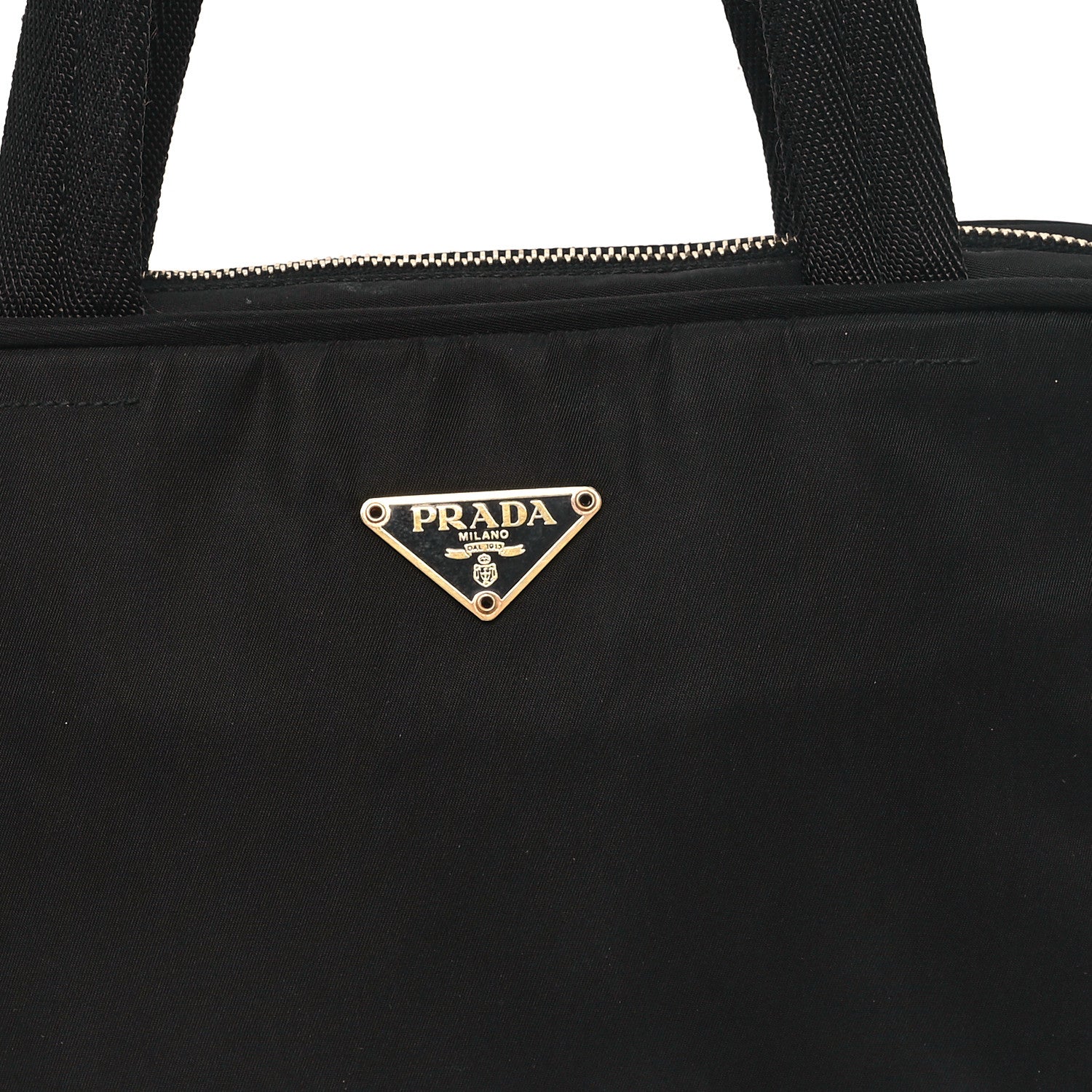 Prada Tessuto Nylon Shoulder Bag Black 7 of 13