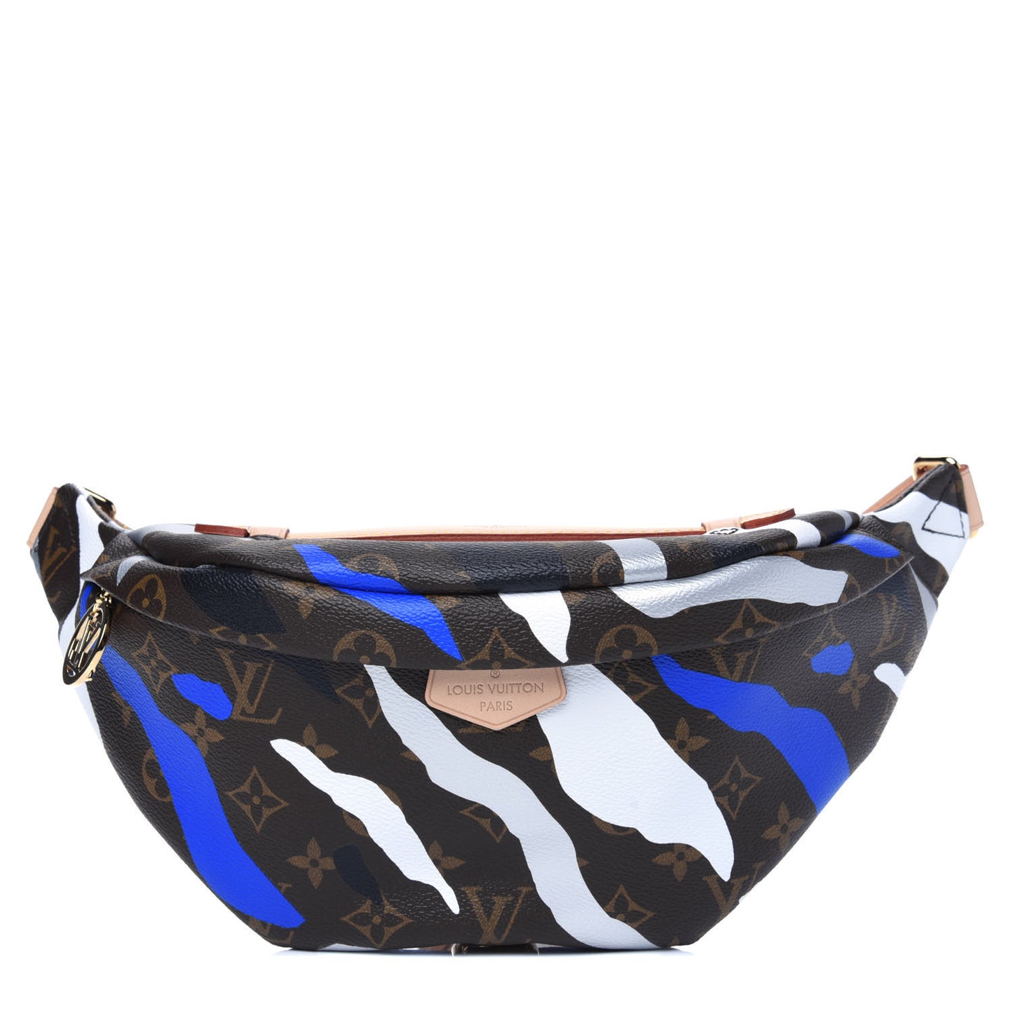 X LOL Monogram Bumbag Blue Silver