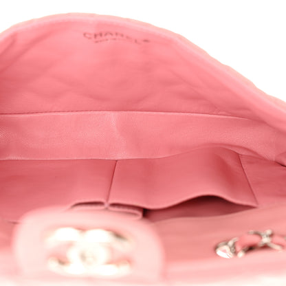 Chanel Lambskin Quilted East West Flap Pink 5 of 10