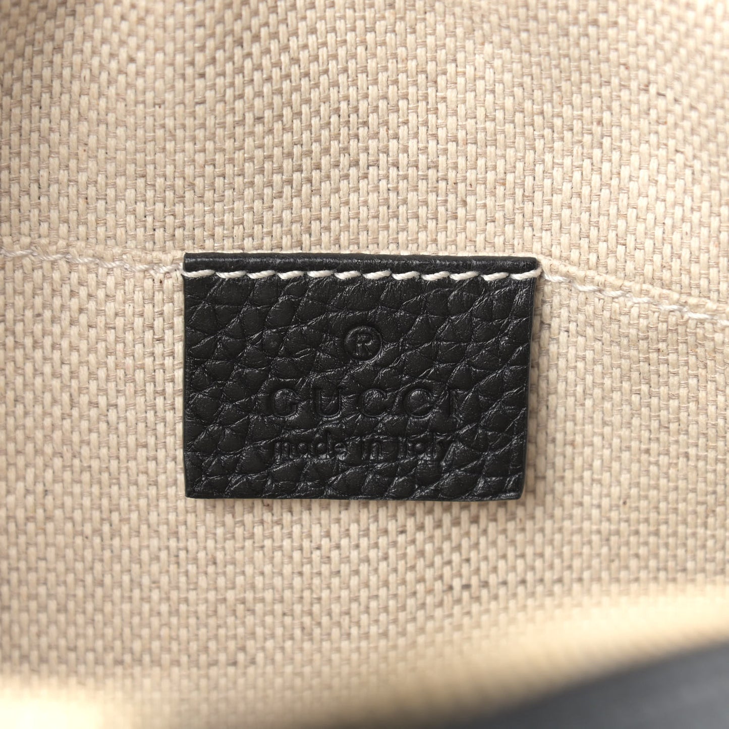 Pebbled Calfskin Small Soho Disco Bag Black