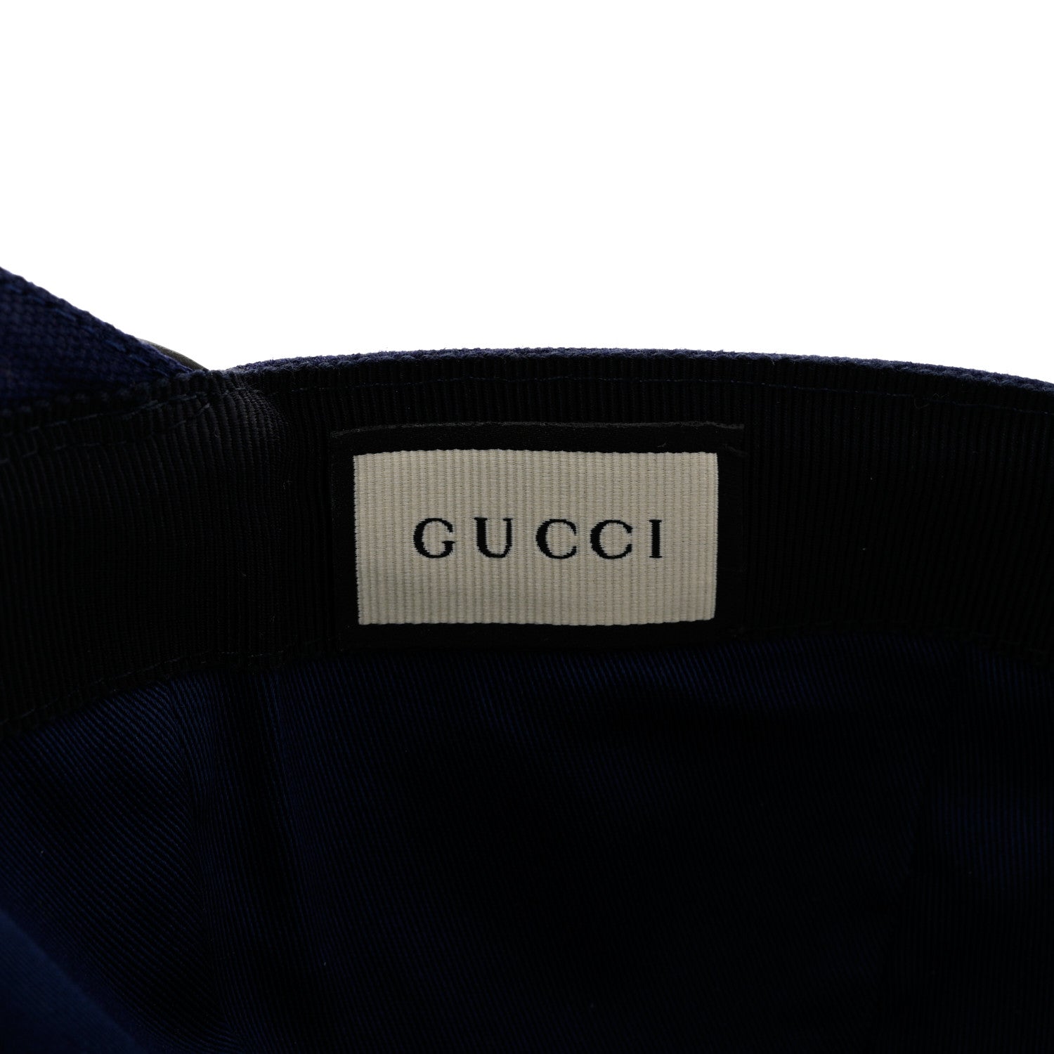 Gucci Cotton Web Baseball Hat M Navy 8 of 9