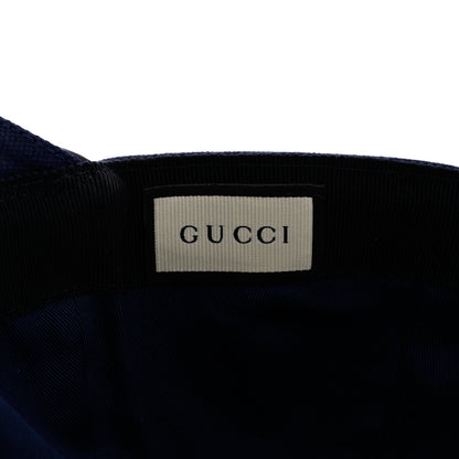 Gucci Cotton Web Baseball Hat M Navy 8 of 9
