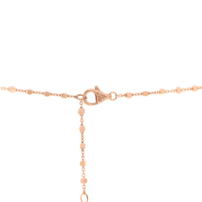 Cartier 18K Pink Gold Diamond Tsavorite Black Lacquer Panthere De Cartier Necklace 4 of 6