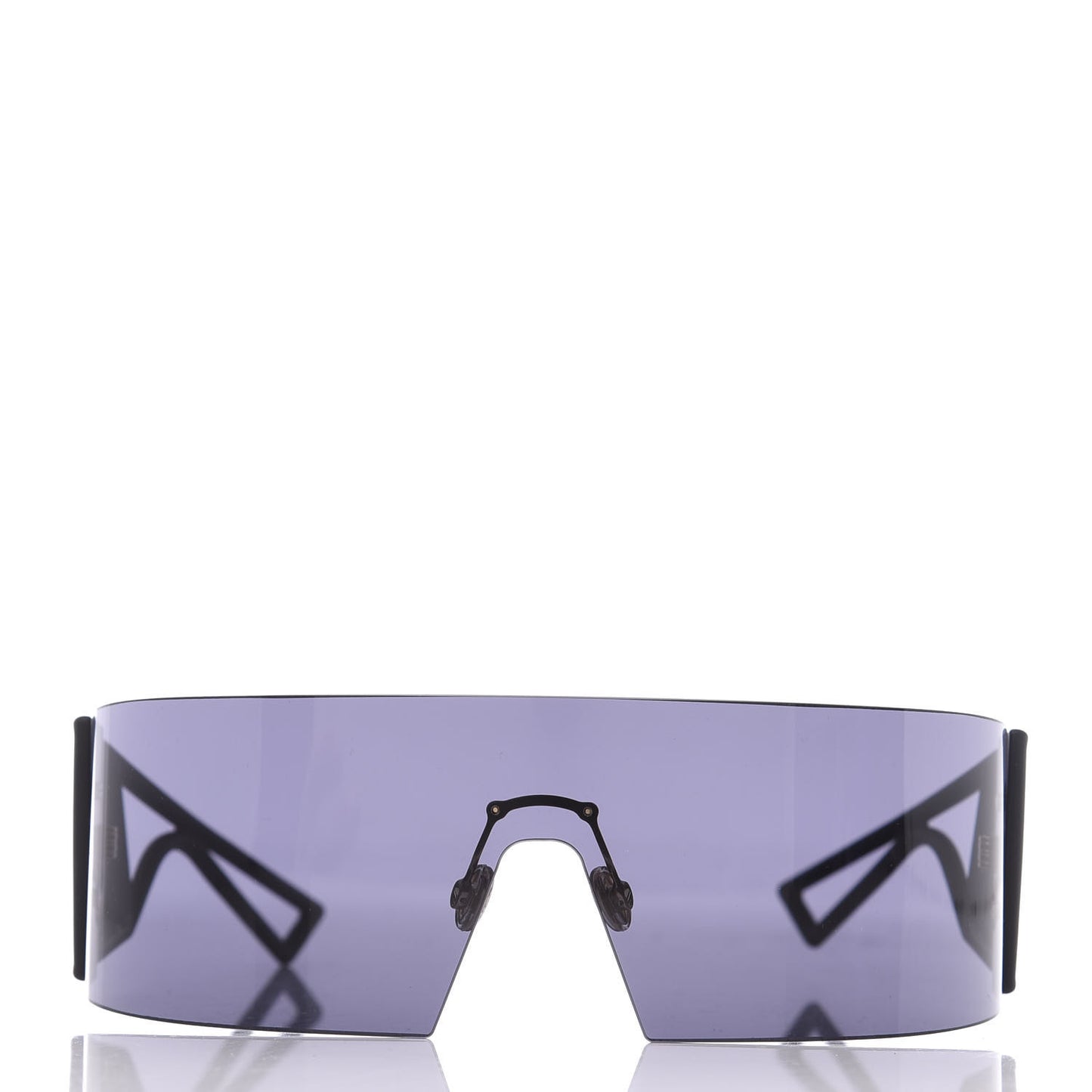 Acetate Mirrored KaleiDiorscopic Sunglasses Black