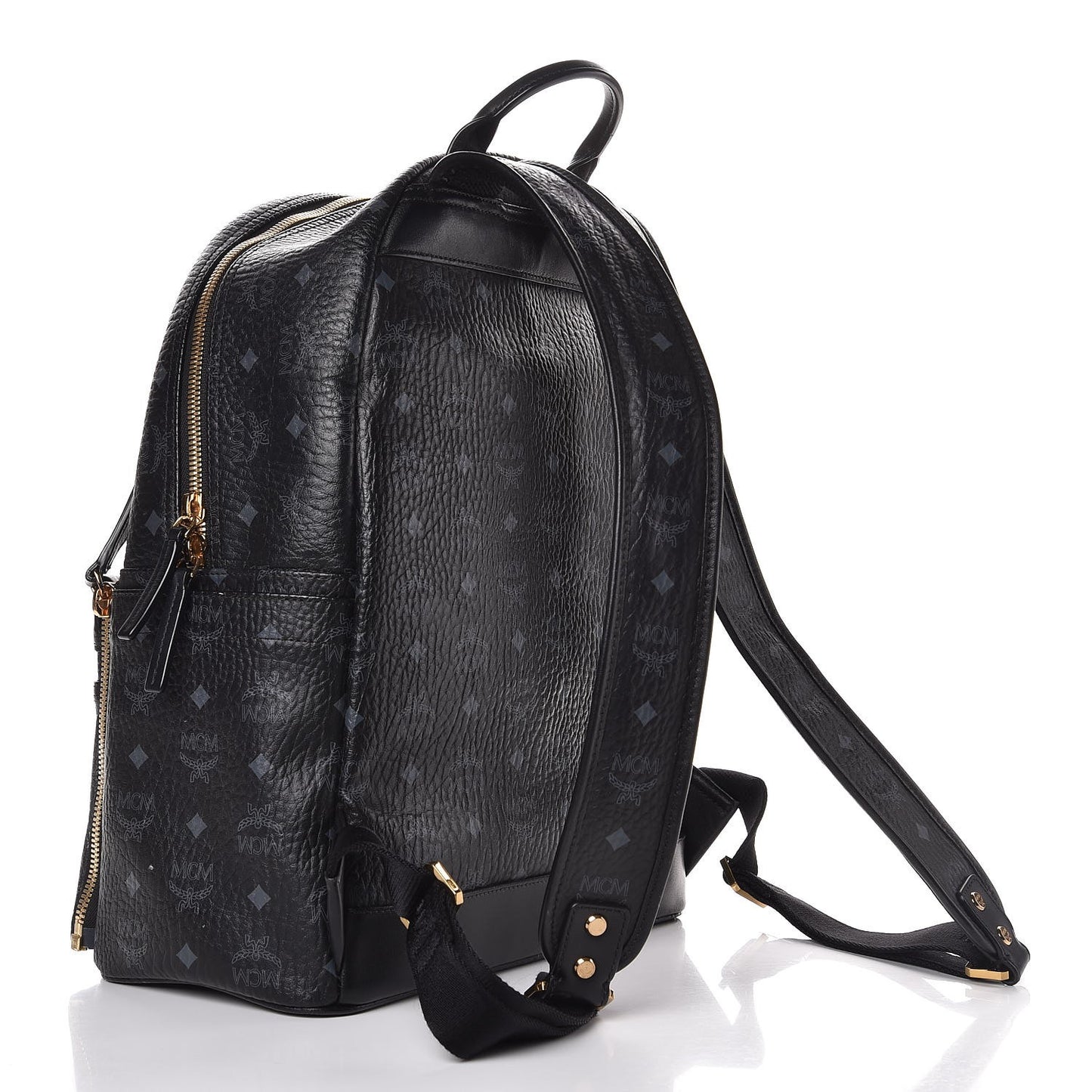 Visetos Medium Studded Dual Stark Backpack Black