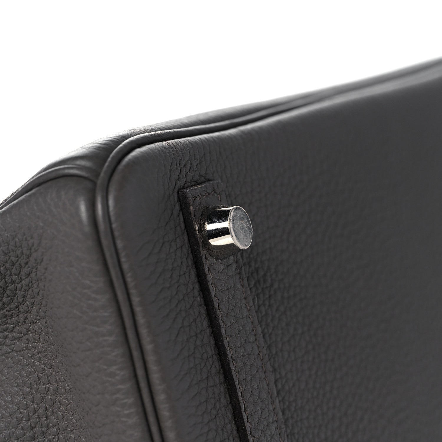 Hermes Togo Birkin 25 Etain 7 of 35