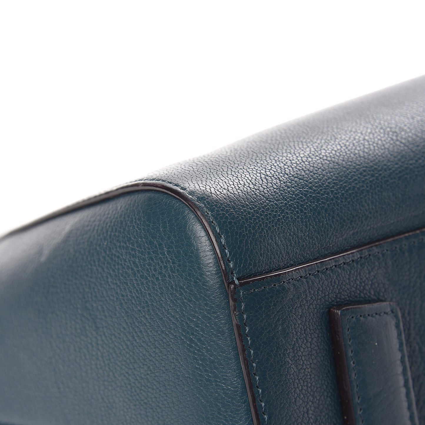 Sugar Goatskin Small Antigona Prussian Blue