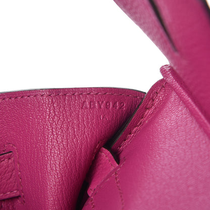 Hermes Togo Birkin 30 Rose Pourpre 7 of 8
