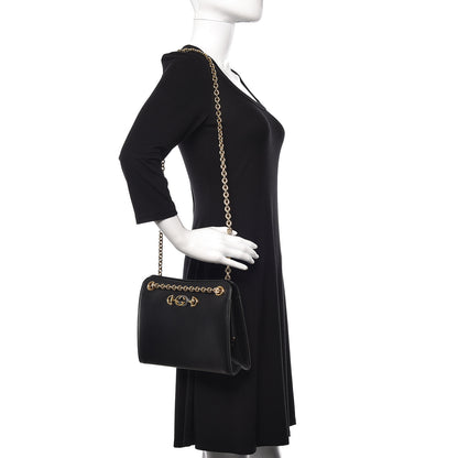 Gucci Calfskin Zumi Frame Crossbody Bag Black 2 of 11