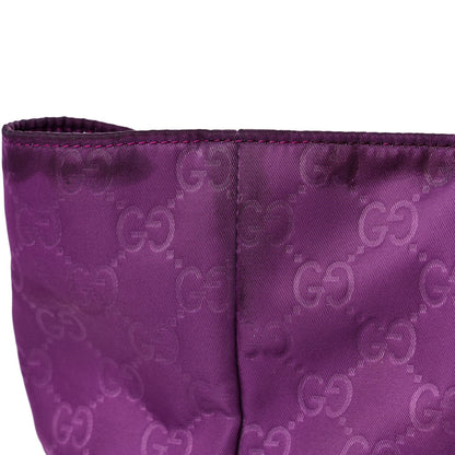 Gucci Nylon Guccissima Medium Tote Purple 22 of 35