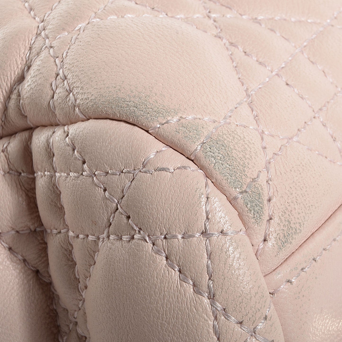 Lambskin Cannage Large Dior Soft Shopping Tote Light Pink