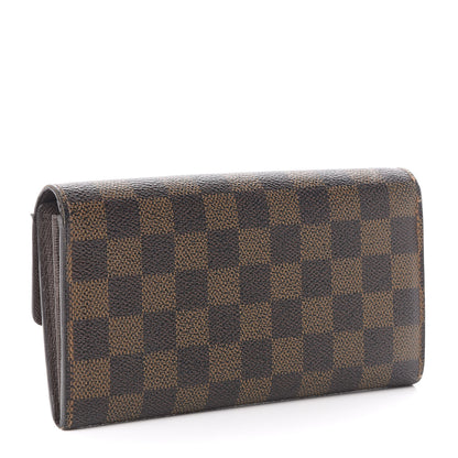 Louis Vuitton Damier Ebene Sarah Wallet 3 of 12