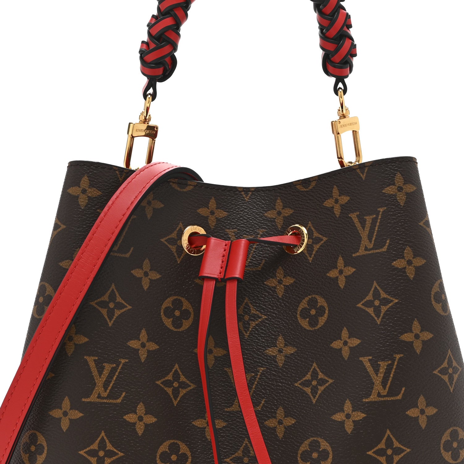 Louis Vuitton Monogram Braided Neonoe Coquelicot 1861620