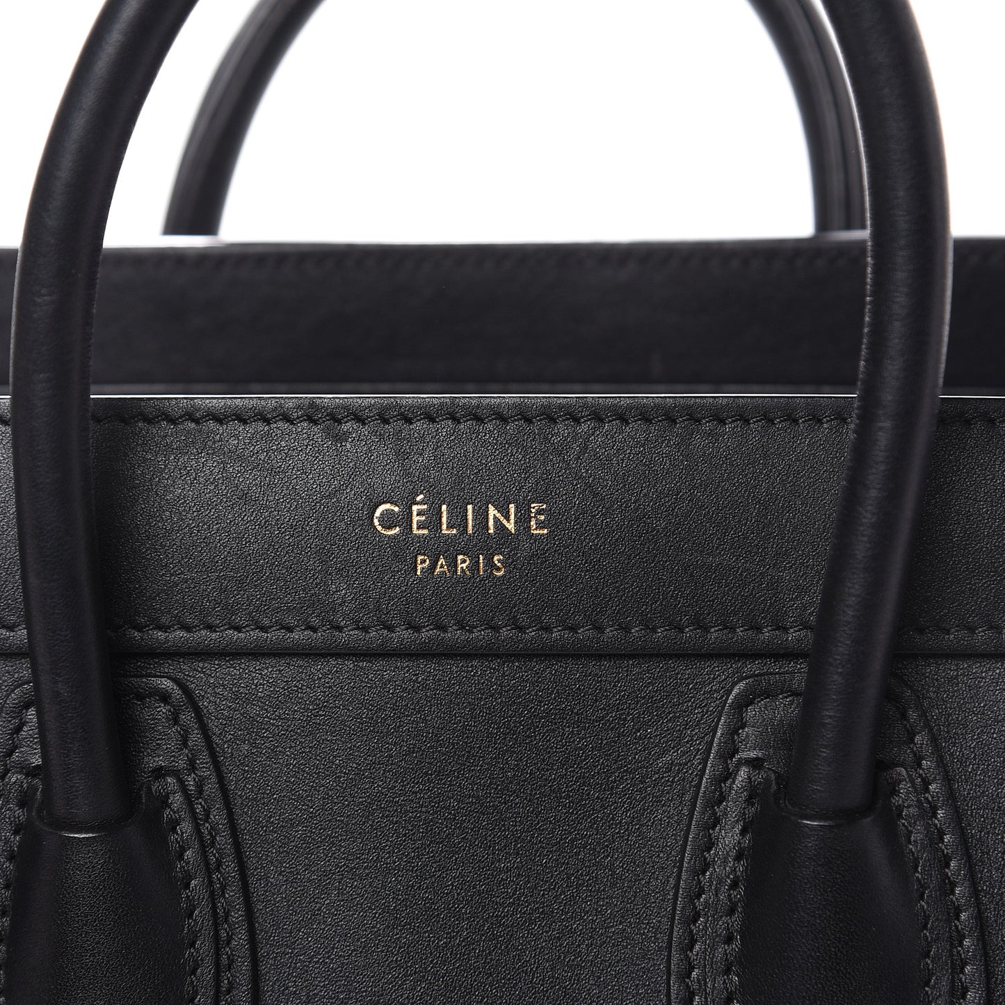 Smooth Calfskin Nano Luggage Black