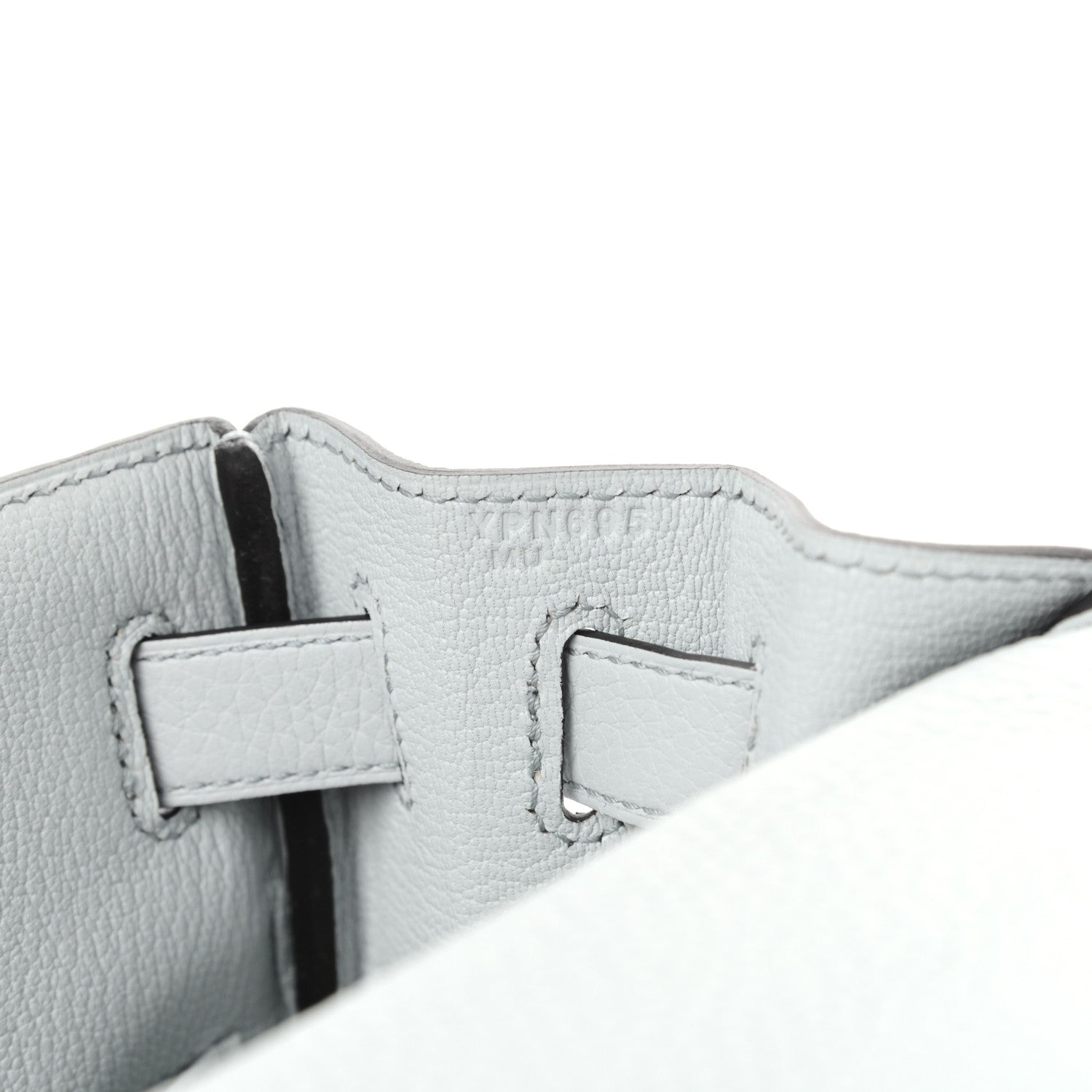 Hermes Togo Kelly Retourne 28 Bleu Pale 7 of 10