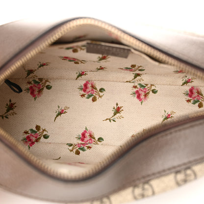 Gucci GG Supreme Monogram Web Neo Vintage Shoulder Bag Beige New Acero Crop 4 of 11