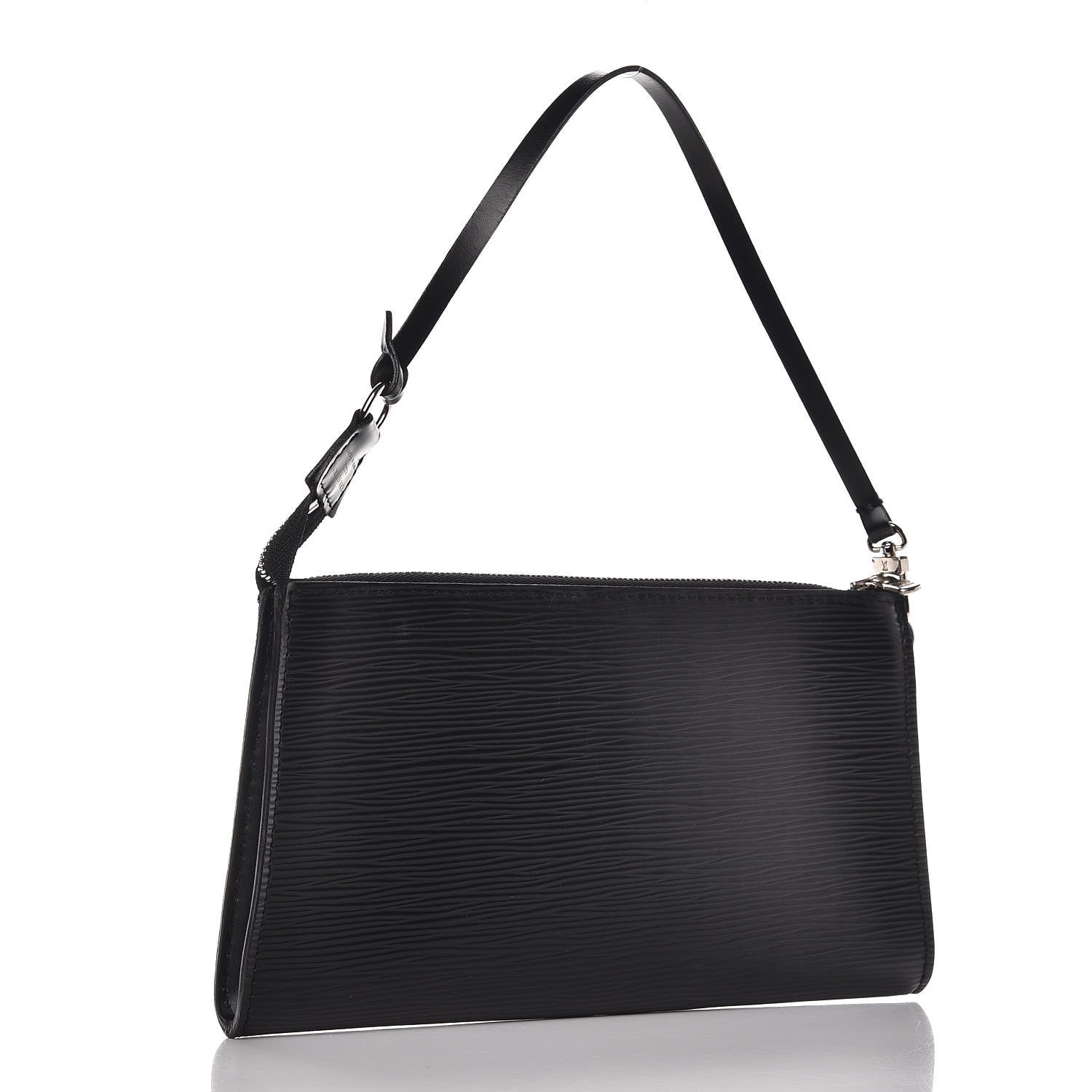 Louis Vuitton Epi Pochette Accessories 24 Black 3 of 7