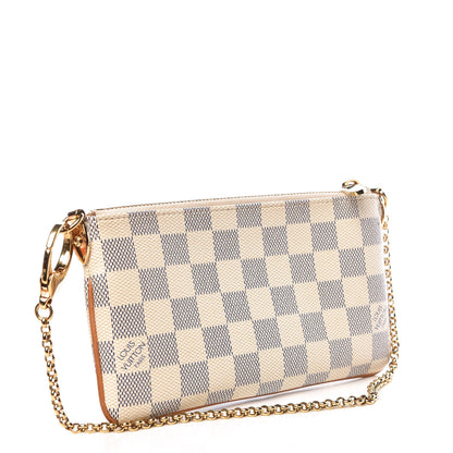 Louis Vuitton Damier Azur Pochette Milla MM 3 of 9