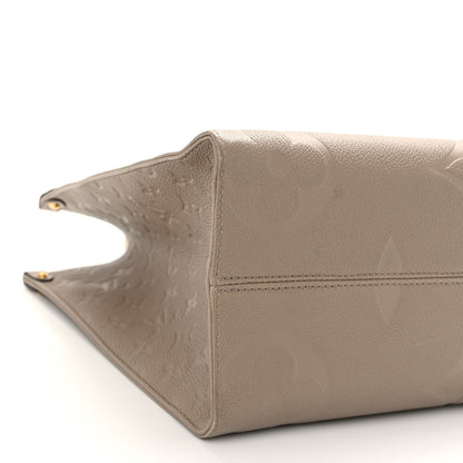 Louis Vuitton Empreinte Monogram Giant Onthego MM Tourterelle 8 of 9