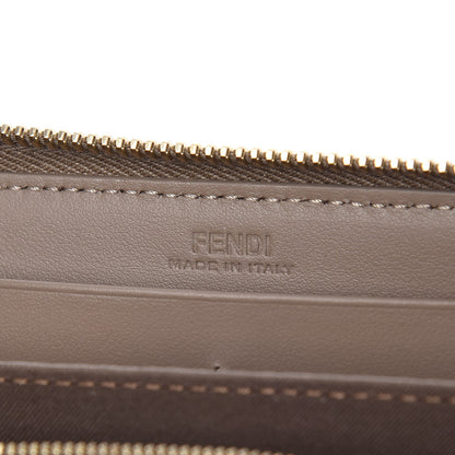Fendi Vitello Cruise F is Fendi Zip Around Wallet Tortora 7 of 10