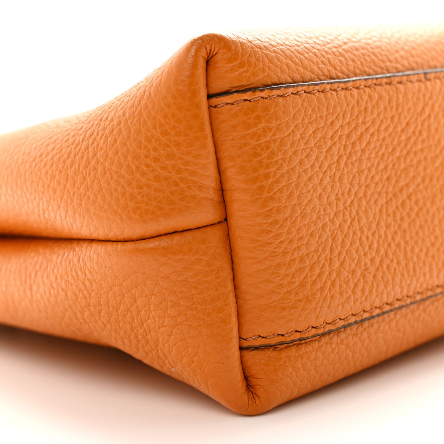 Tumbled Calfskin Gancini Mini Bag Olivello