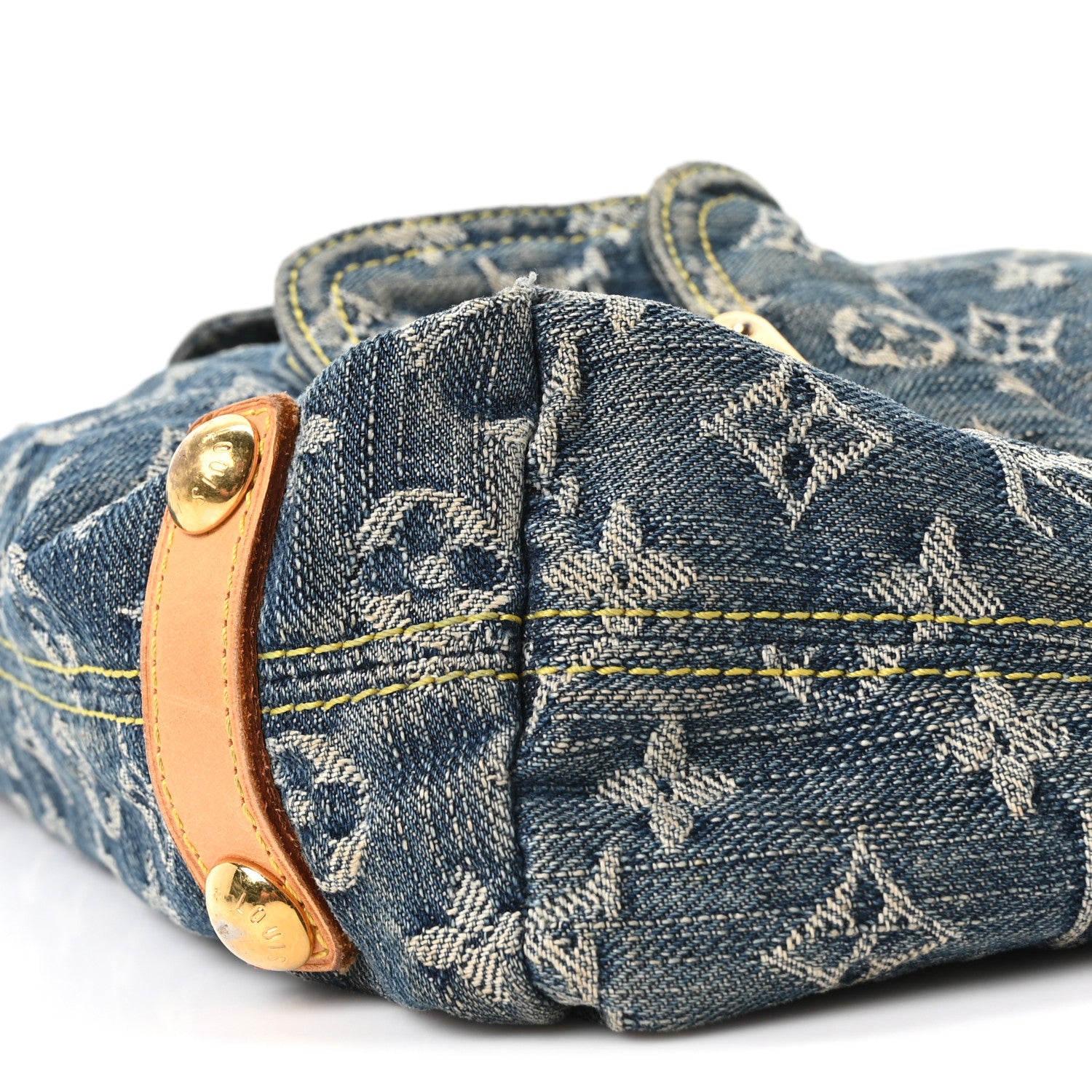 Louis Vuitton Denim Baggy GM Blue 9 of 9