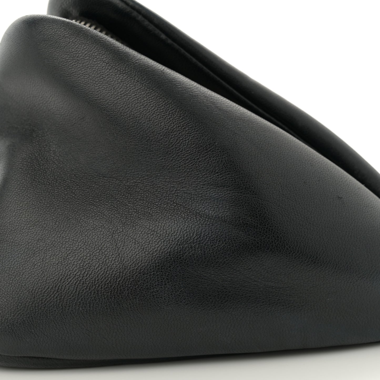 Nappa Padded Signaux Triangle Crossbody Black