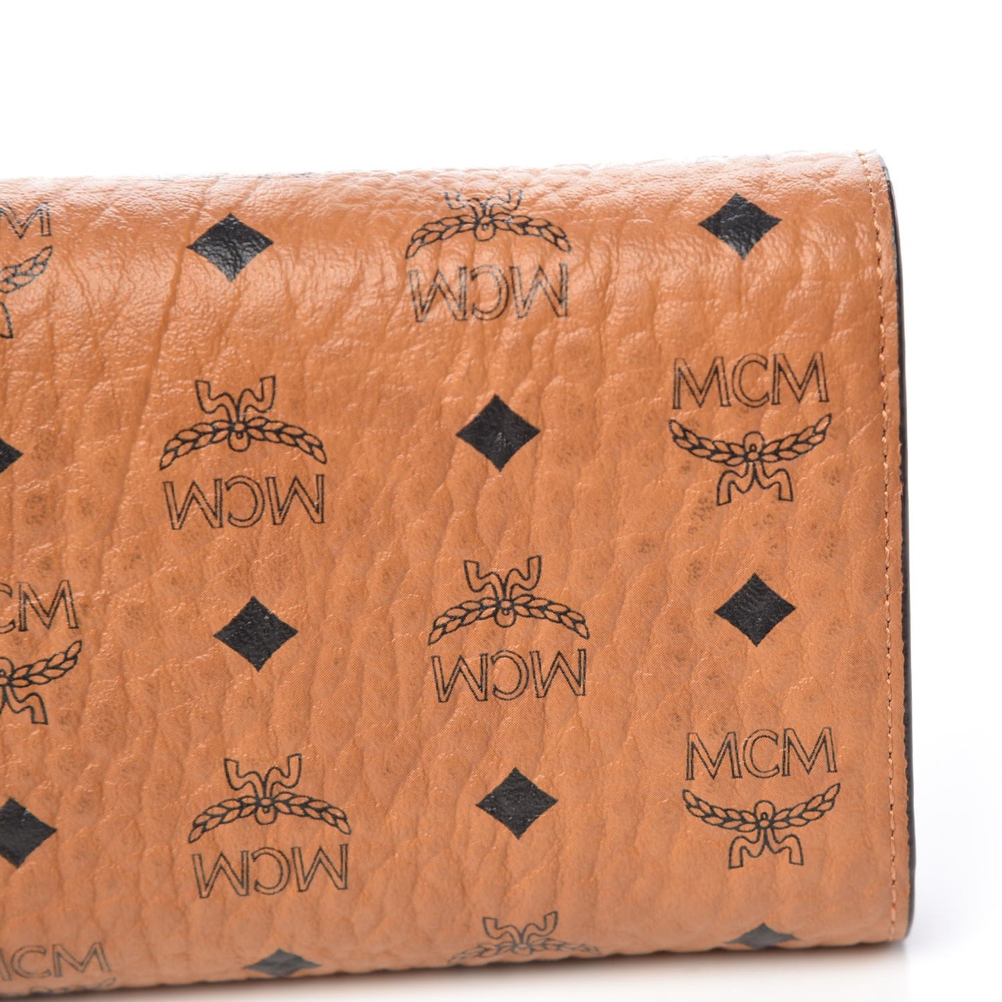 Visetos Tri-Fold Wallet Cognac