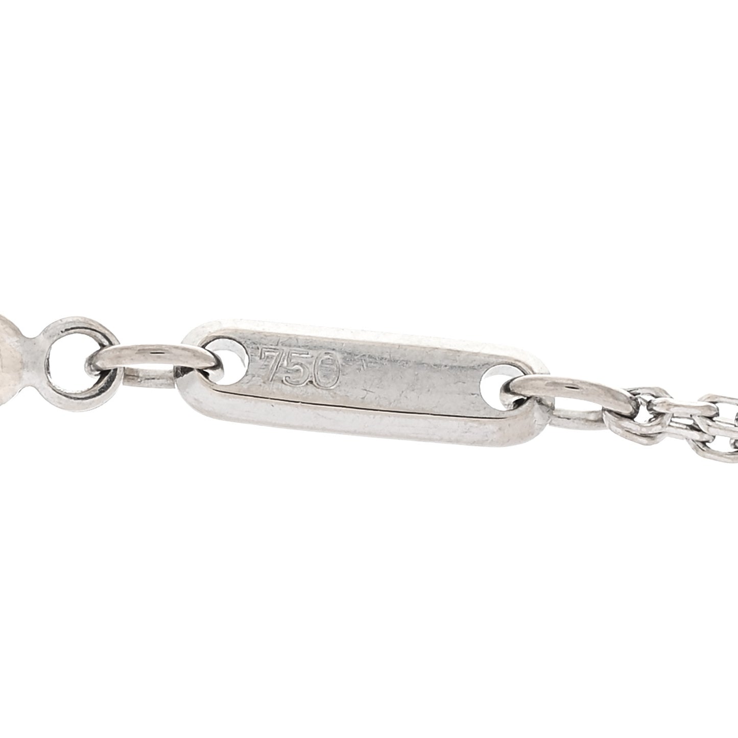 18K White Gold Diamond Happy Spirit Pendant Necklace