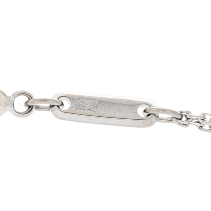 Chopard 18K White Gold Diamond Happy Spirit Pendant Necklace 4 of 6