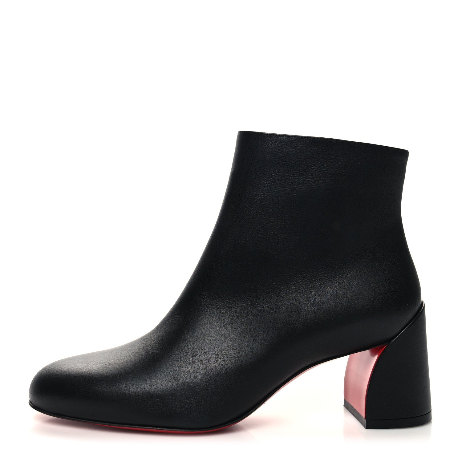Christian Louboutin Calfskin Turela 55 Ankle Boots 36 Black 1 of 8