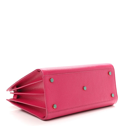 Saint Laurent Grained Calfskin Small Sac De Jour Lipstick Pink 3 of 12