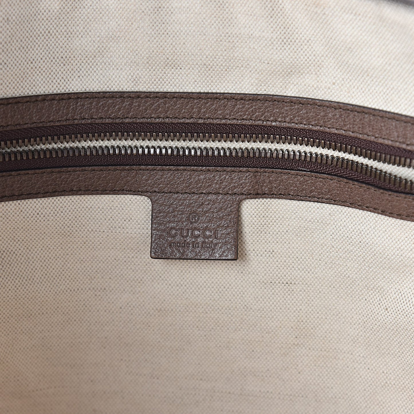 GG Supreme Monogram Web Ophidia Half Moon Hobo Brown