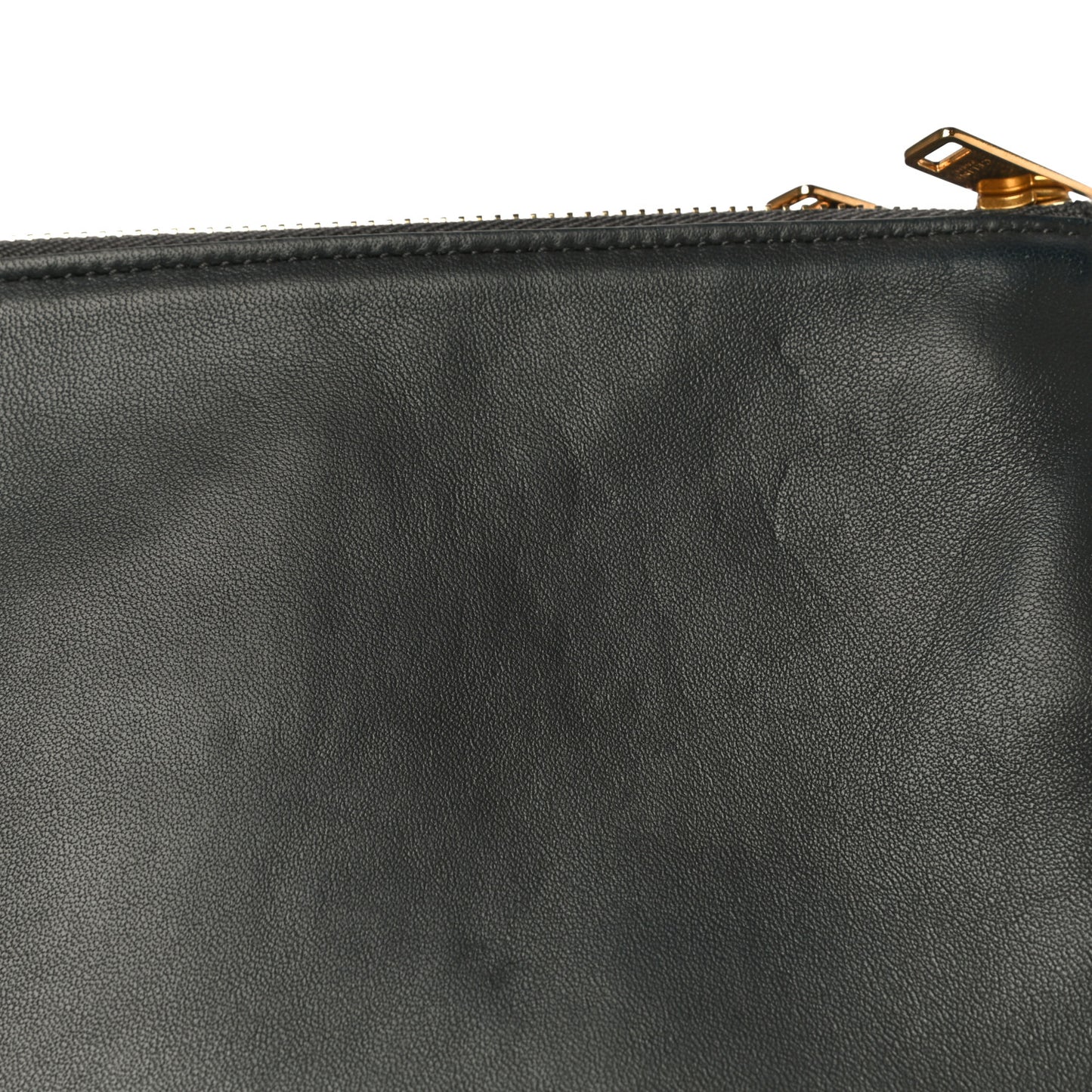Lambskin Small Trio Crossbody Bag Medium Grey