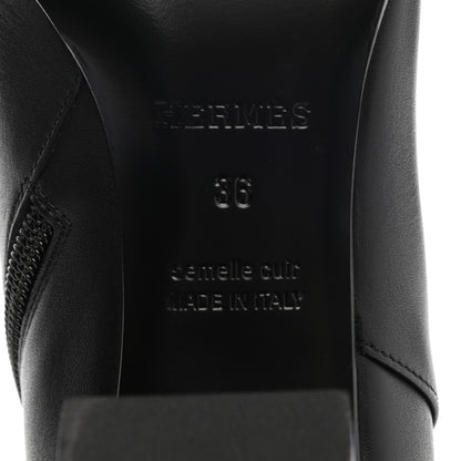 Hermes Calfskin Saint Germain Ankle Boots 36 Black 6 of 9