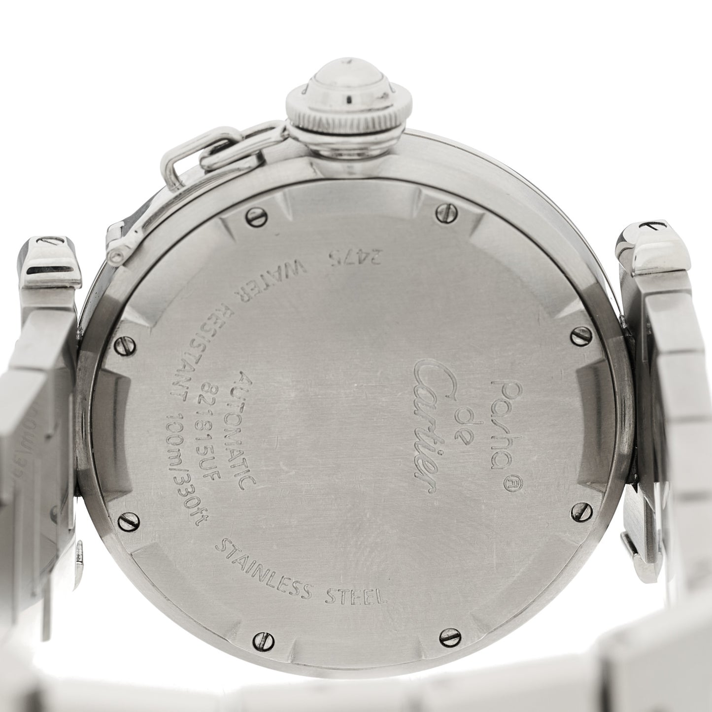 Stainless Steel 35mm Pasha C Big Date Automatic Watch Pink