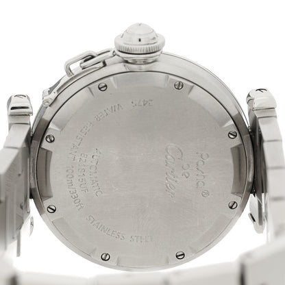 Cartier Stainless Steel 35mm Pasha C Big Date Automatic Watch Pink 4 of 4