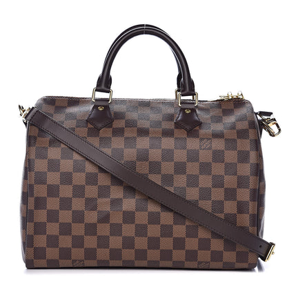 Louis Vuitton Damier Ebene Speedy Bandouliere 30 1 of 10