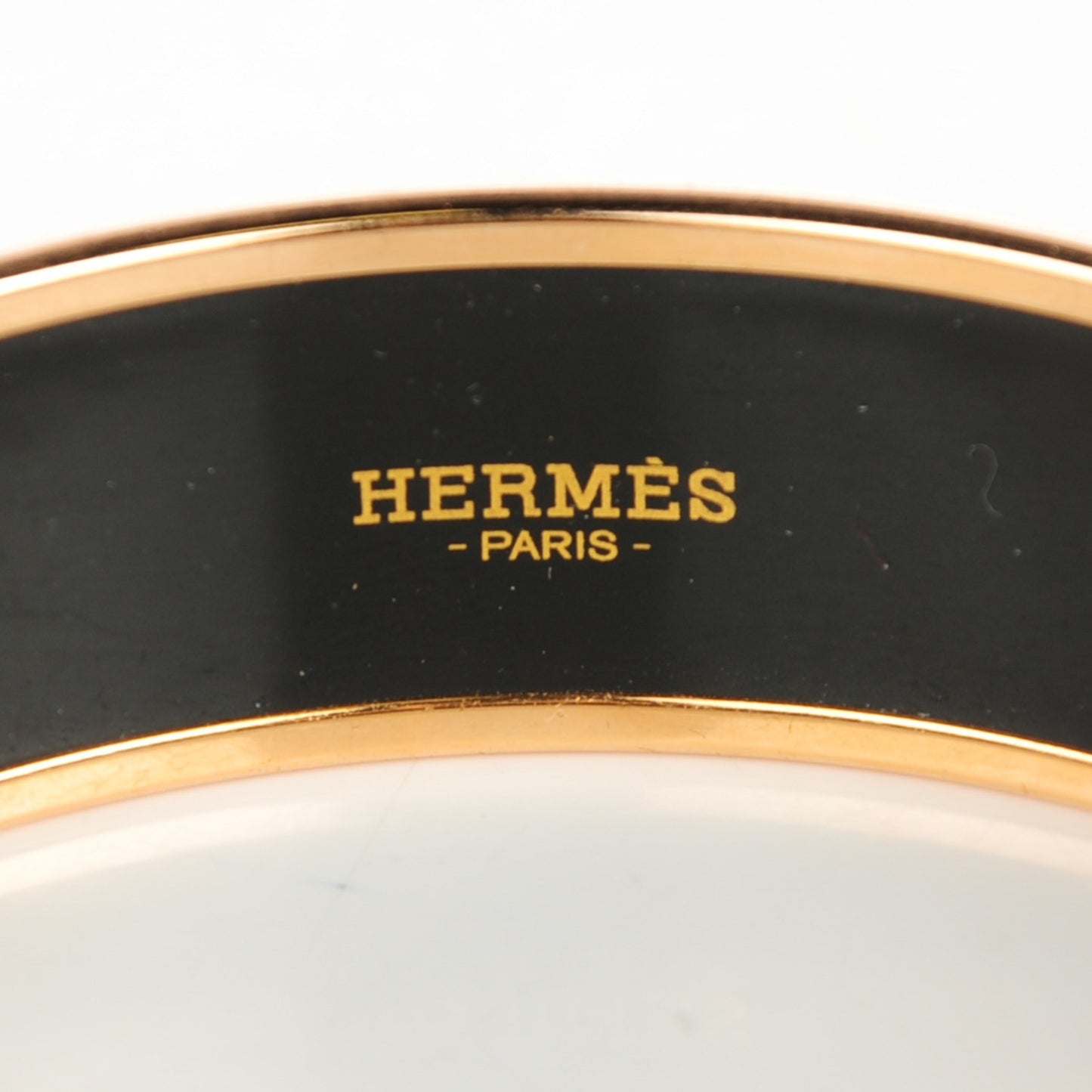 Enamel Printed Wide Les Léopards Bracelet 70 Black