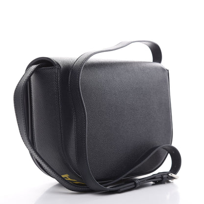 Balenciaga Signature Grained Calfskin Logo S Ville Day Bag Bleu Tempete Jaune 3 of 9
