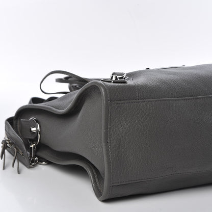 Balenciaga Chevre Silver Metallic Edge Hardware City Gris Acier 5 of 9