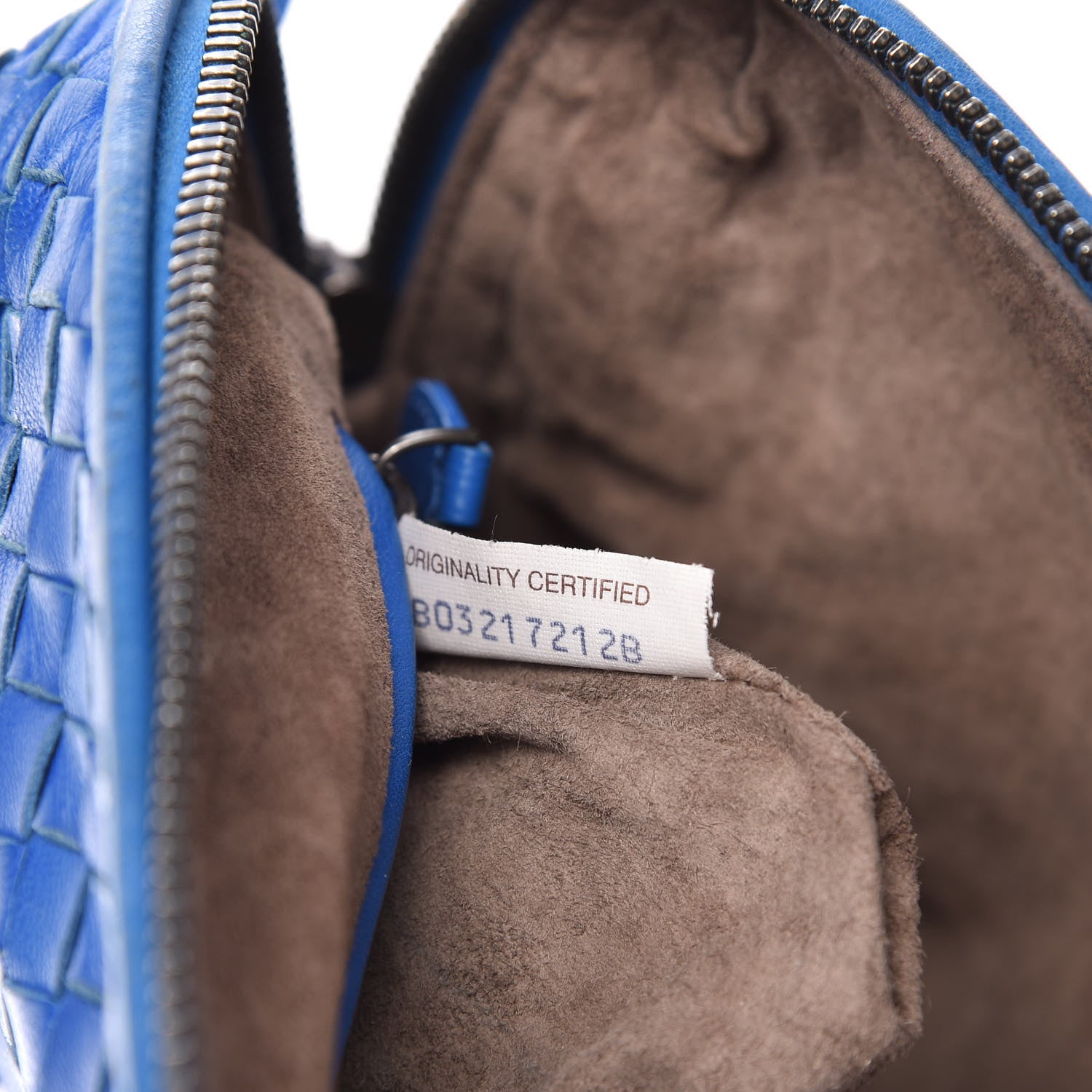 Bottega Veneta Nappa Intrecciato Nodini Crossbody Messenger Signal Blue 9 of 9