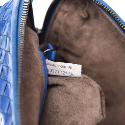 Bottega Veneta Nappa Intrecciato Nodini Crossbody Messenger Signal Blue 9 of 9