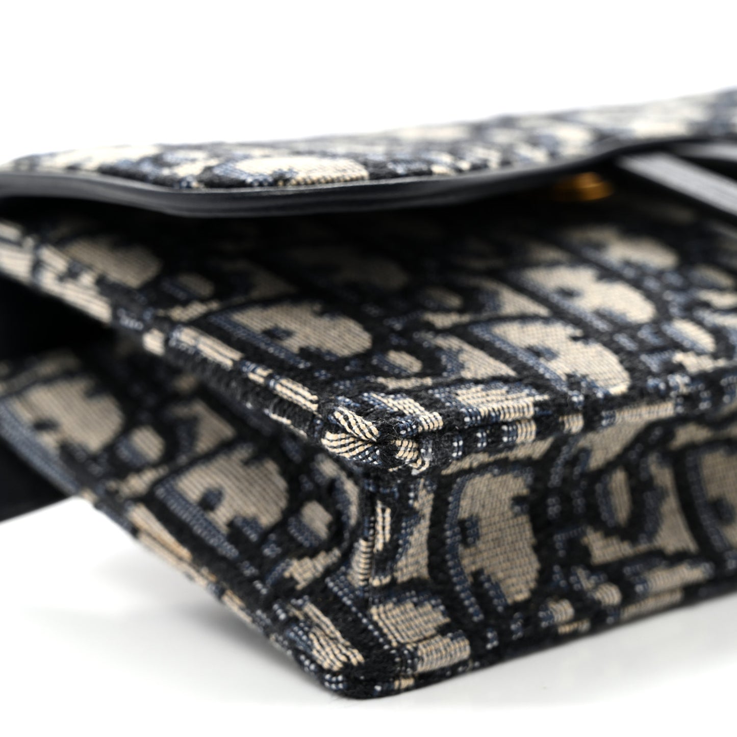 Oblique Saddle Belt Bag Blue