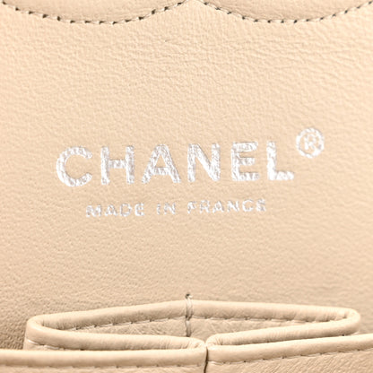 Chanel Lambskin Quilted Medium Double Flap Bijoux Chain Ivory 11 of 23