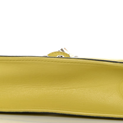 Valentino Garavani Vitello Medium Glam Lock Rockstud Flap Naples Yellow 8 of 15