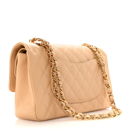 Chanel Caviar Quilted Medium Double Flap Beige Clair 3 of 11
